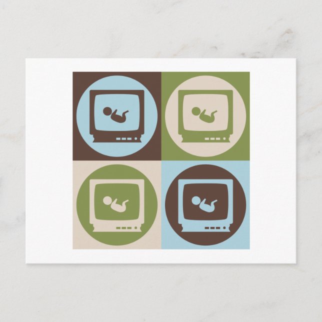 Carte Postale Sonogrammes Pop Art (Devant)