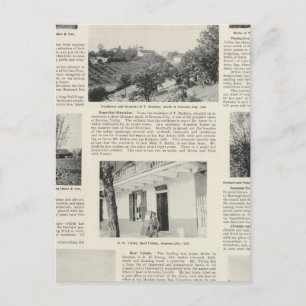 Carte Postale Sonoma Farms, Californie