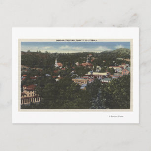 Carte Postale Sonora, CalifornieVue aérienneSonora, Californie