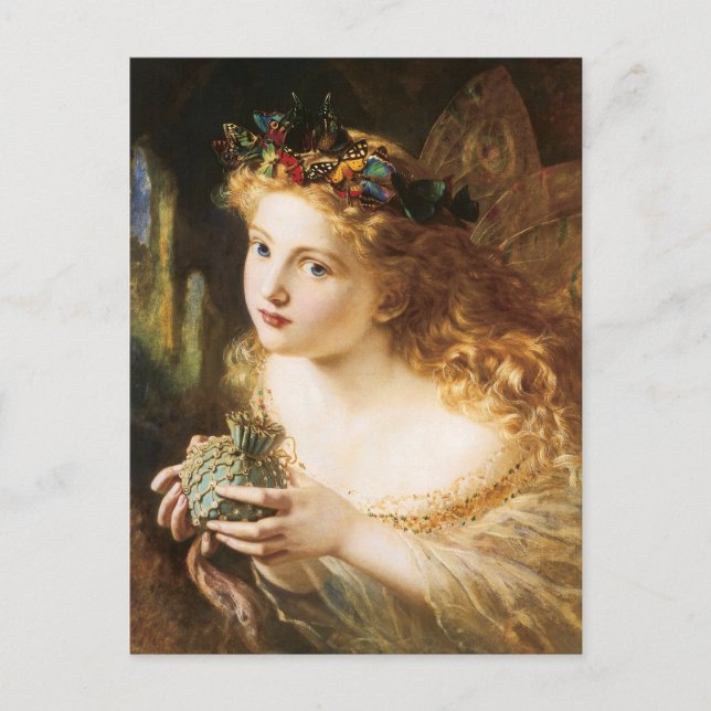 Carte Postale Sophie Anderson's "Take the Fair Face of Woman" (Devant)
