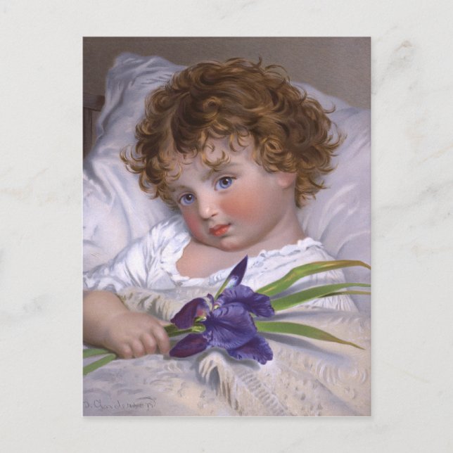 Carte Postale Sophie Gengembre Anderson : Primrose (Devant)