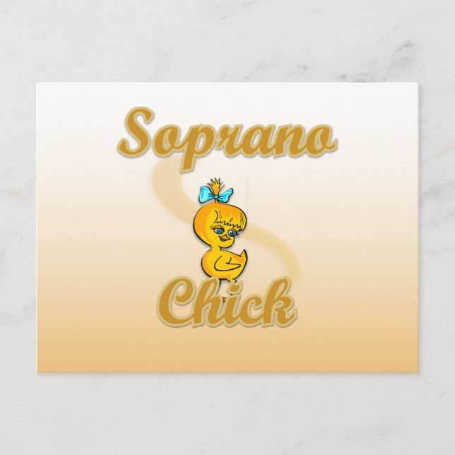 Carte Postale Soprano Chick (Devant)