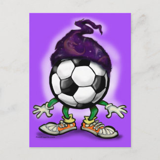 Carte Postale sorcier de football