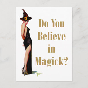 Carte Postale Sorcière