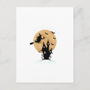 Carte Postale Sorcière de grand voyageur T-Shirt Halloween parfa