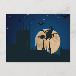Carte postale Sorcière de nuit