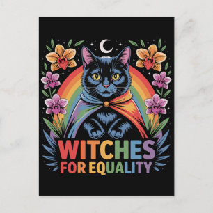 Carte Postale Sorcières pour l'égalité féministe