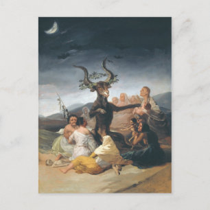 Carte Postale Sorcières Sabbat - Francisco de Goya (1797-1798)