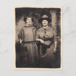 Carte Postale Sorcières Vintage