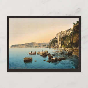 Carte Postale Sorrente en bord de mer, Naples, Italie classique