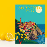 Carte Postale Sorrento, Italie Citrons Voyage Vintage<br><div class="desc">Découvrez la beauté enchanteresse de Sorrente, en Italie, avec cette carte postale vintage qui offre une vue imprenable sur la côte, des villas colorées et les eaux bleues étincelantes de la baie de Naples. Connue pour ses citronniers animés, ses rues charmantes et ses falaises à couper le souffle, Sorrente est...</div>