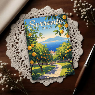 Carte Postale Sorrento, Italie : Un vintage des années 1960
