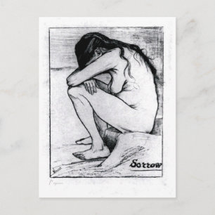 Carte Postale Sorrow Van Gogh Art Art
