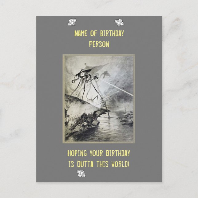 CARTE POSTALE SORTEZ-VOUS DE CET ANNIVERSAIRE MONDIAL ! (Devant)