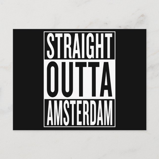 Carte Postale sortie directe Amsterdam (Devant)
