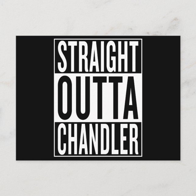 Carte Postale sortie directe Chandler (Devant)