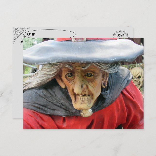 Carte postale Sortie Halloween (Devant / Derrière)