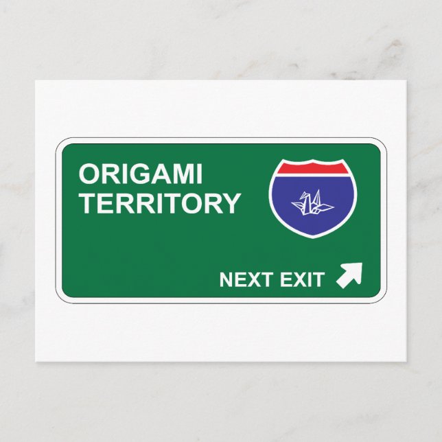 Carte Postale Sortie suivante Origami (Devant)