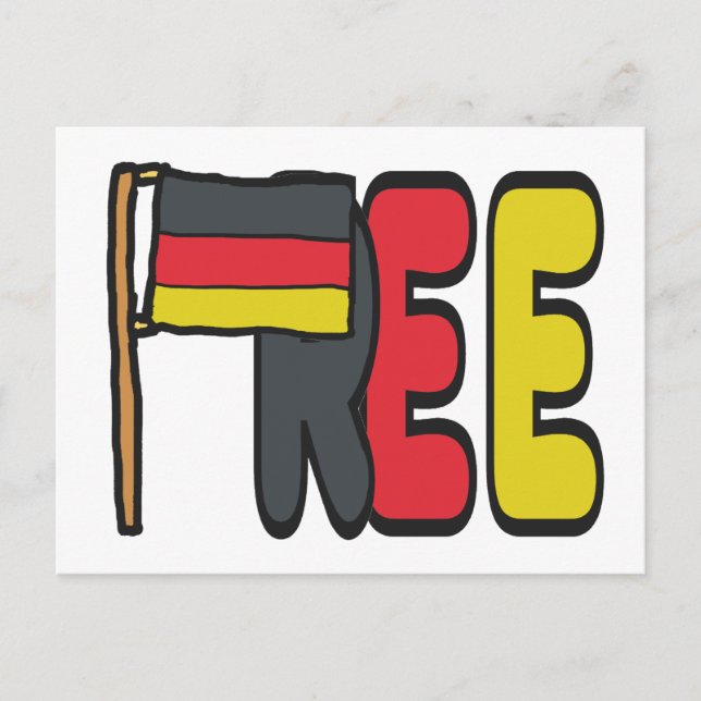 Carte Postale Sortir de l'Allemagne libre (Devant)