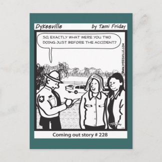 Carte Postale Sortir sur l'autoroute