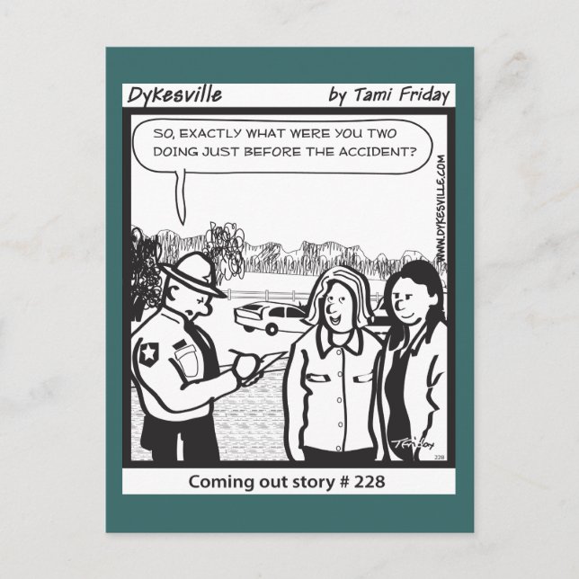 Carte Postale Sortir sur l'autoroute (Devant)