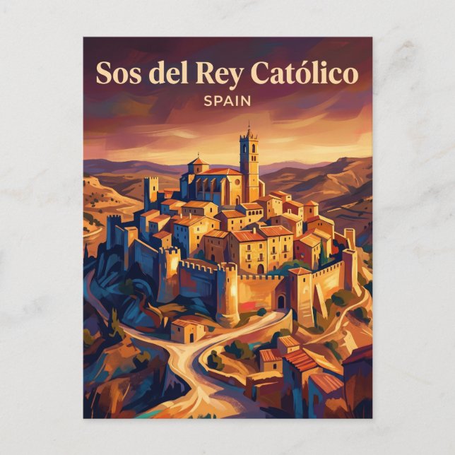 Carte Postale Sos del Rey Católico Espagne (Devant)