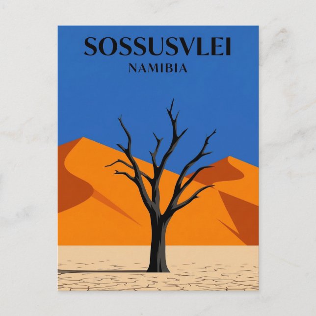 Carte Postale Sossusvlei, Sesriem, Hardap (Devant)