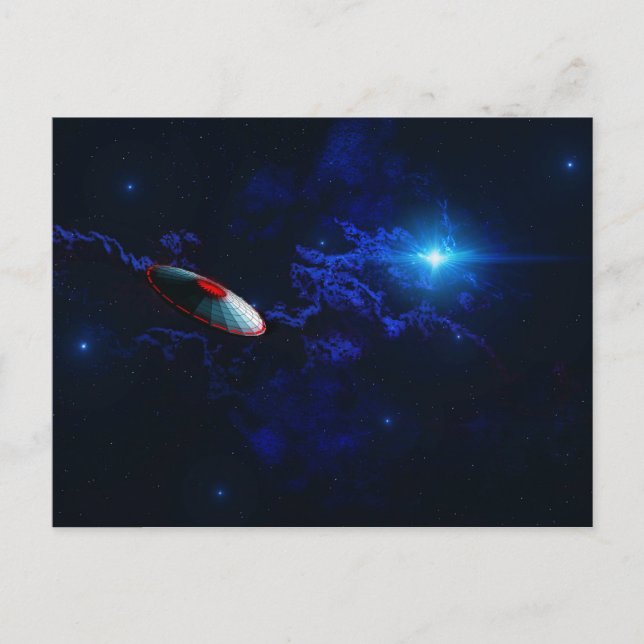 Carte Postale Soucoupe volante (Devant)