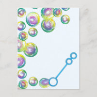 Souffler Rainbow bulles de savon Bulle de bulle