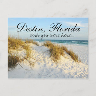 Carte Postale Souhaitez-vous être ici - Destin, Floride