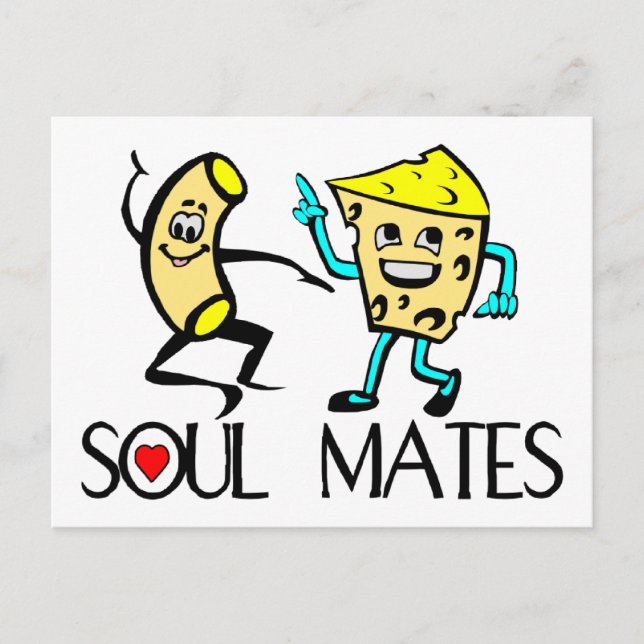 Carte Postale Soul Mates meilleurs amis (Devant)