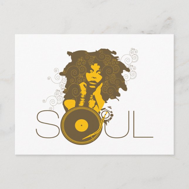 Carte postale Soul Music (Devant)