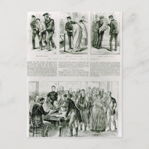 Carte Postale Soulagement de la détresse irlandaise