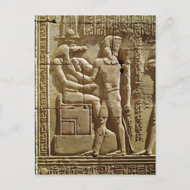 Carte Postale Soulagement de Sobek et Ptolemy VI Philométor (Devant)