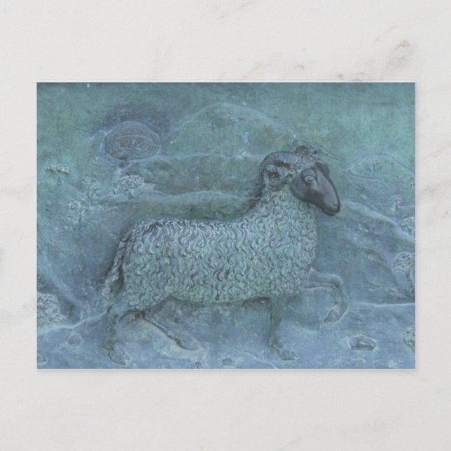 Carte Postale Soulagement des moutons (Devant)