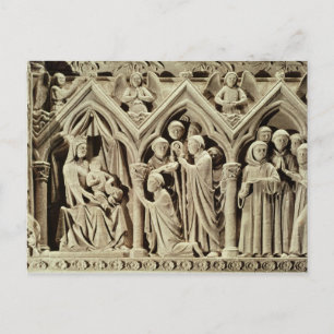Carte Postale Soulagement représentant la présentation des moine