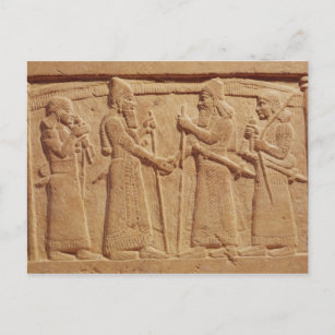 Carte Postale Soulagement représentant le roi Shalmaneser III