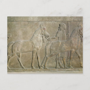 Carte Postale Soulagement représentant les affluents de Sargon I