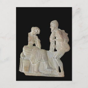 Carte Postale Soulagement représentant Ulysse et Penelope