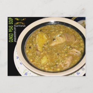 Carte Postale Soupe de pois de gungo