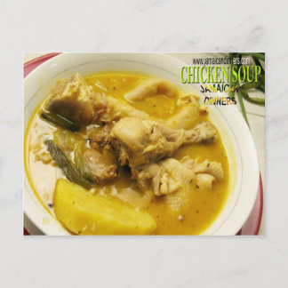 Carte Postale Soupe de poulet