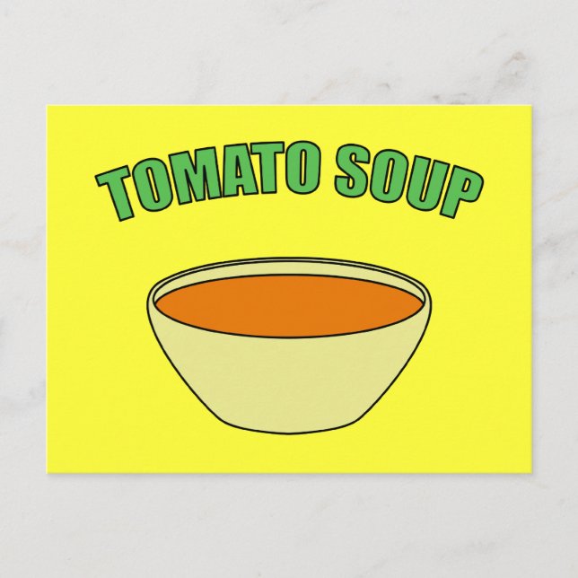 Carte Postale Soupe de tomate (Devant)