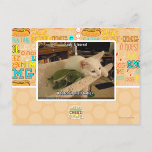 Carte Postale Soupir. Iz s'ennuie