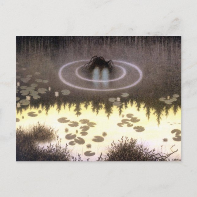 Carte Postale Source d'eau mythique Nokken (Devant)