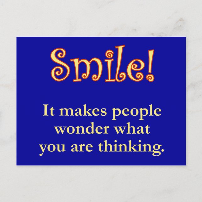 Carte Postale Souriez ! (Devant)