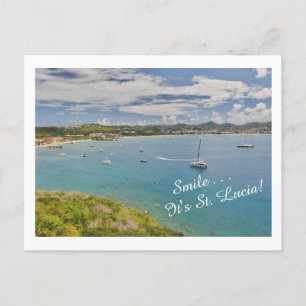 Carte Postale "Souriez. . C'est Sainte-Lucie !"