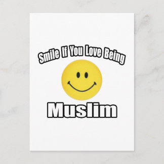 Carte Postale Souriez Si Vous Aimez Être Musulman