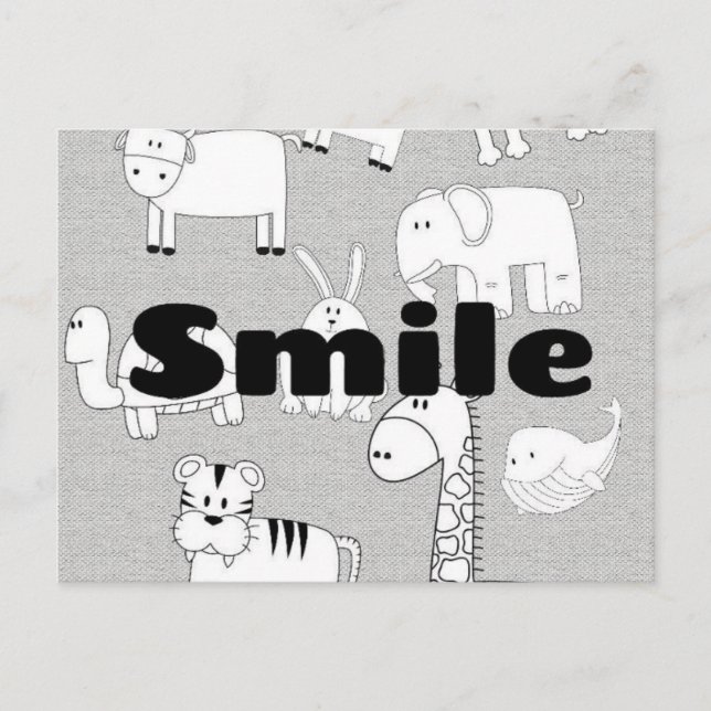 Carte Postale Sourire (Devant)