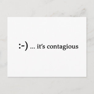 Carte Postale sourire... c'est contagieux.