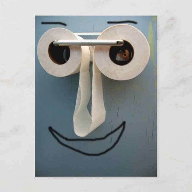 Carte Postale sourire de salle de bain (Devant)